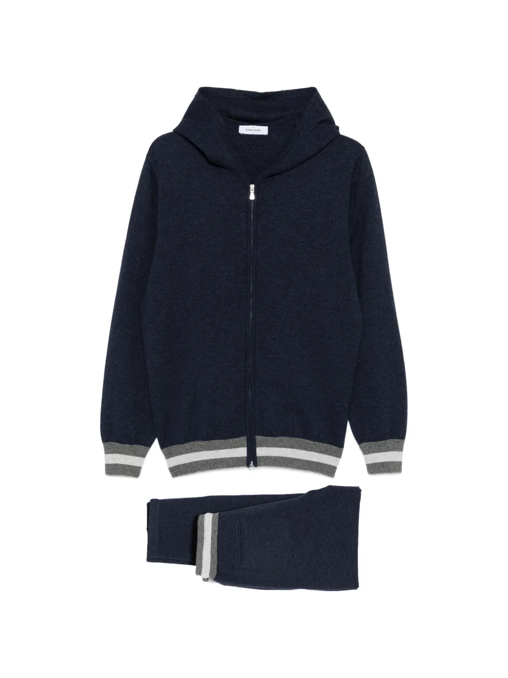 Gran Sasso hooded zip tracksuit - Blu