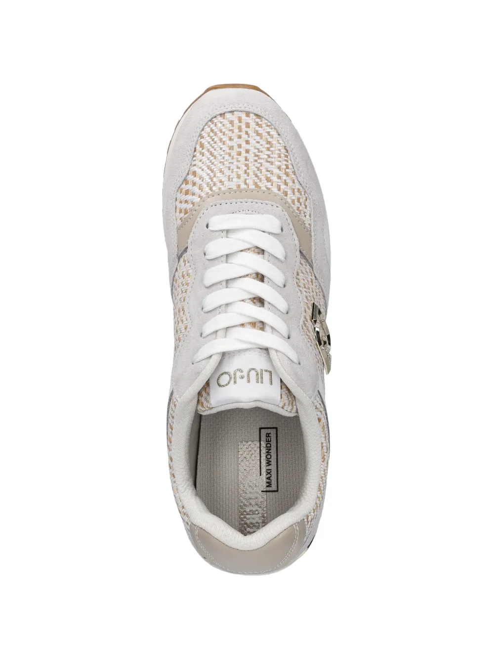LIU JO Sneakers met logo Beige