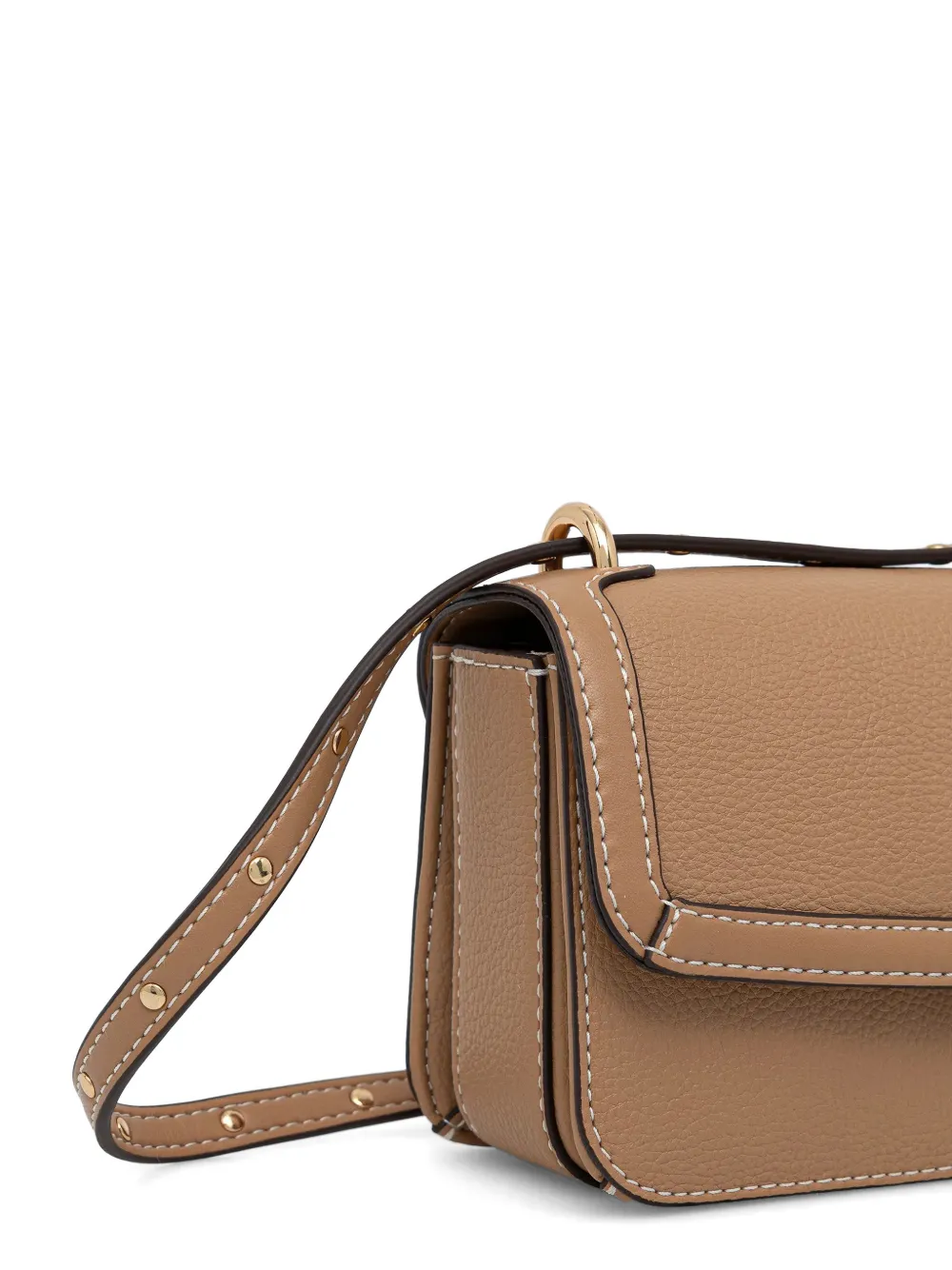  Liu Jo Studded Flap Cross Body Bag - Brown 