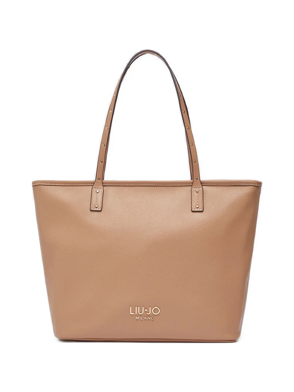 LIU JO Shopper met logo Beige