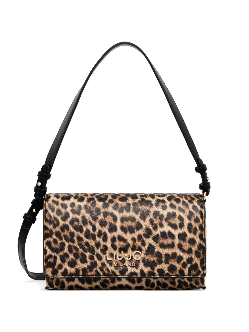 LIU JO leopard print cross body bag - Toni neutri