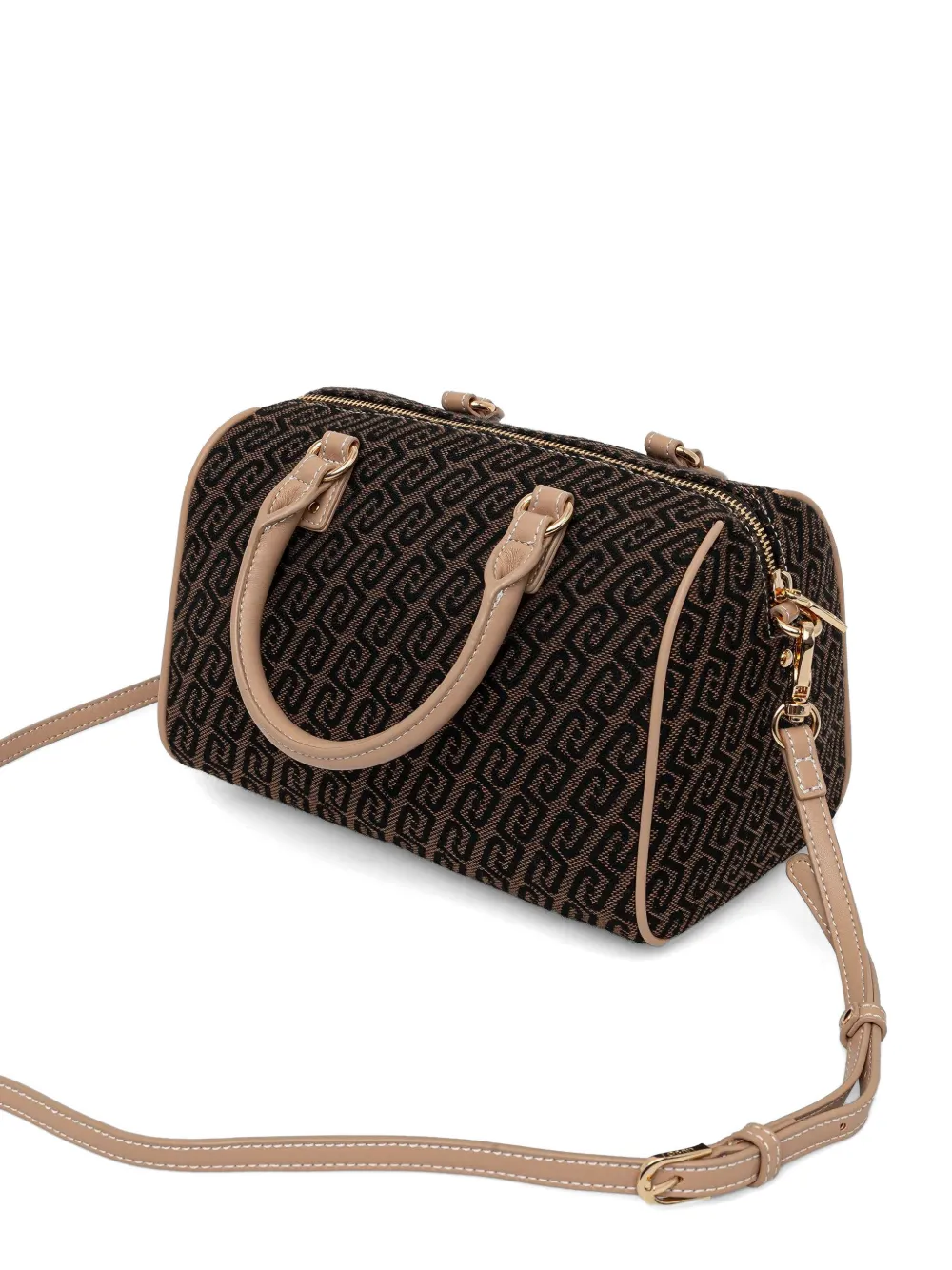 Patterned Top Handle Tote Bag