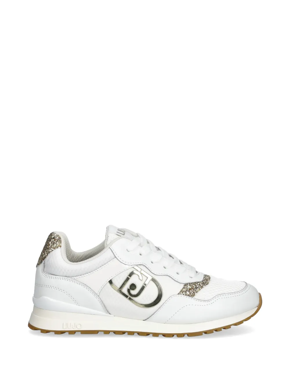 LIU JO logo-appliqué sneakers - Bianco