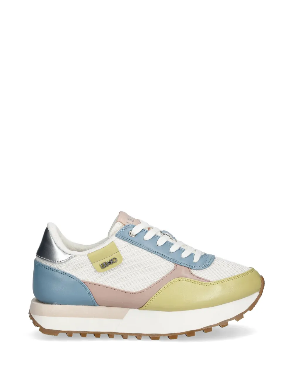 LIU JO mesh panelled sneakers - Bianco