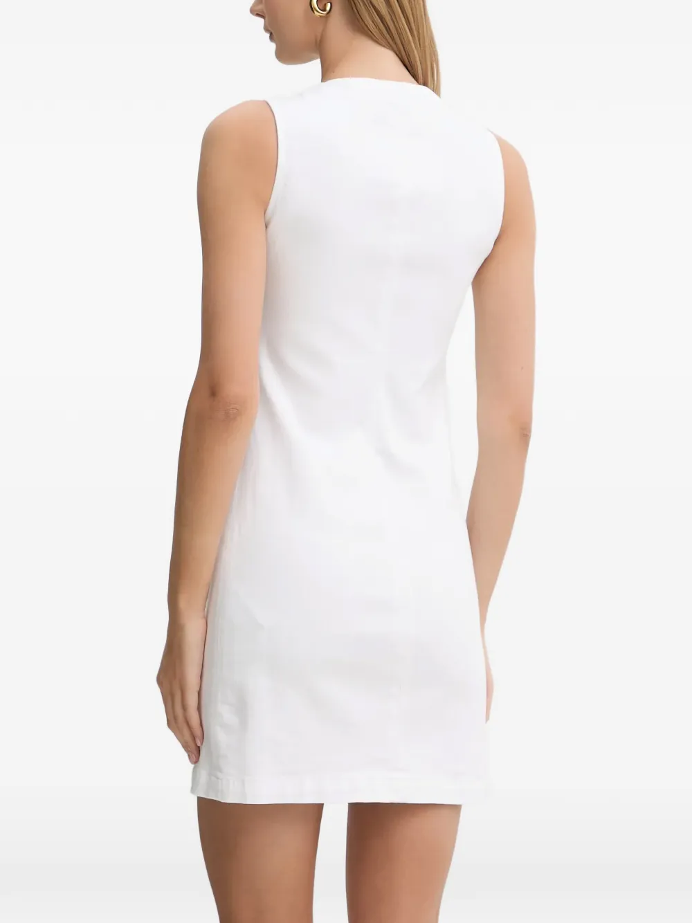  Liu Jo Button-up Mini Dress - White 