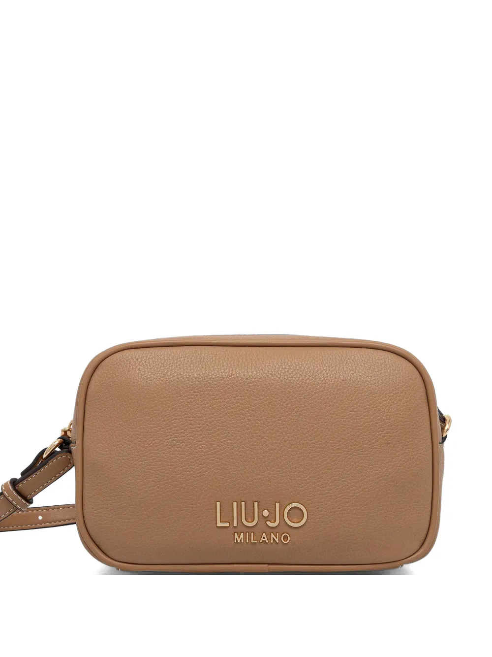 LIU JO logo zip satchel - Marrone