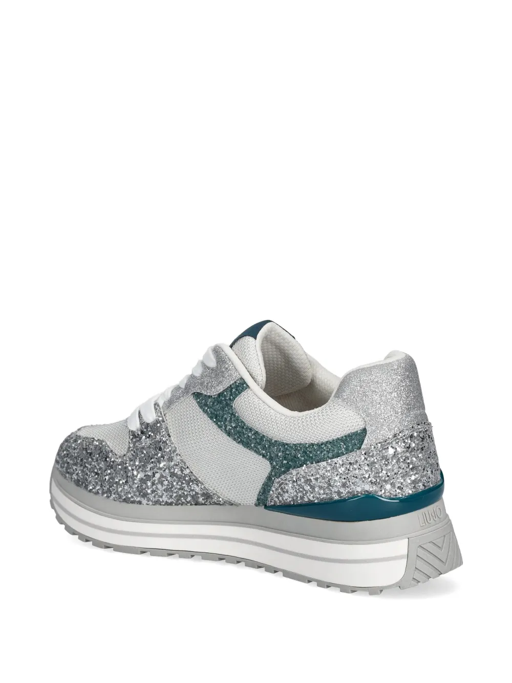 LIU JO Sneakers met glitter Zilver