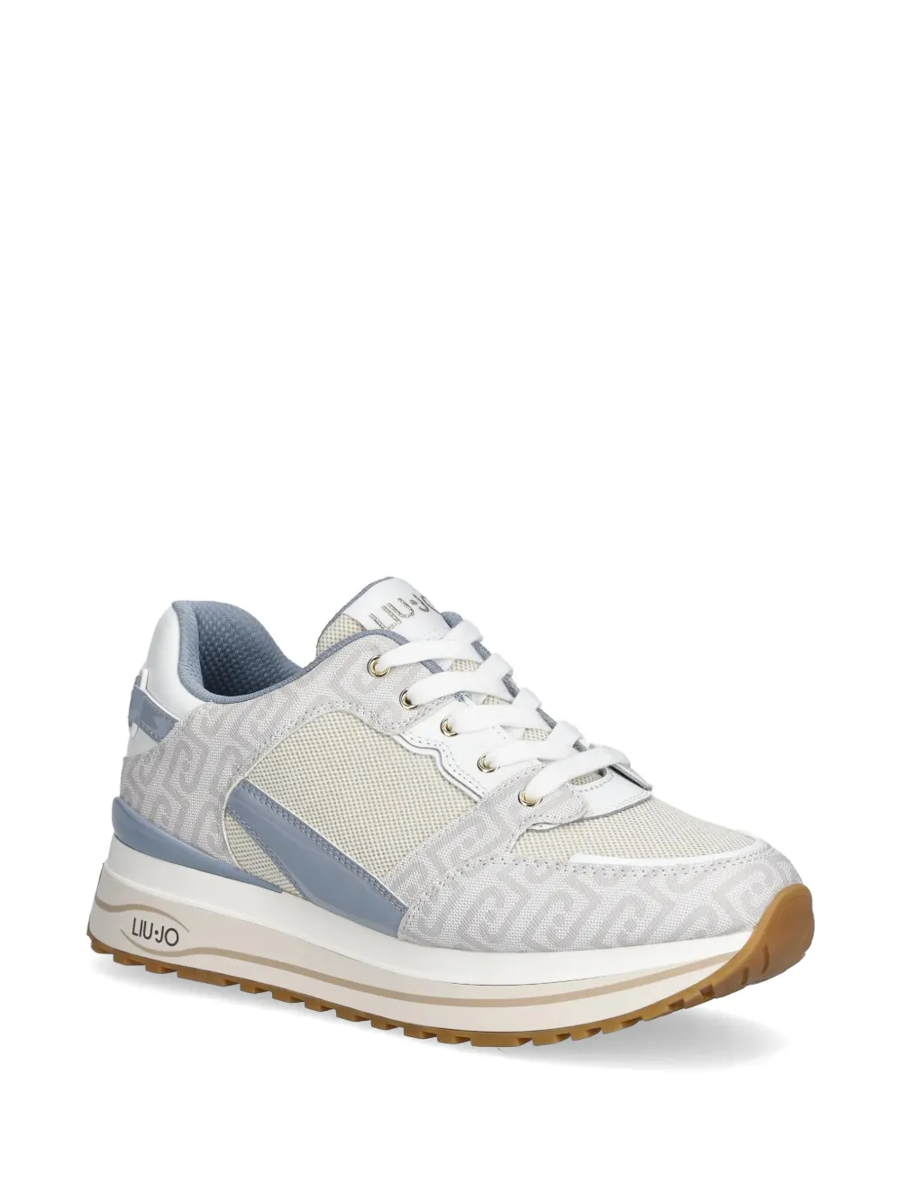 LIU JO Sneakers met logopatroon Beige