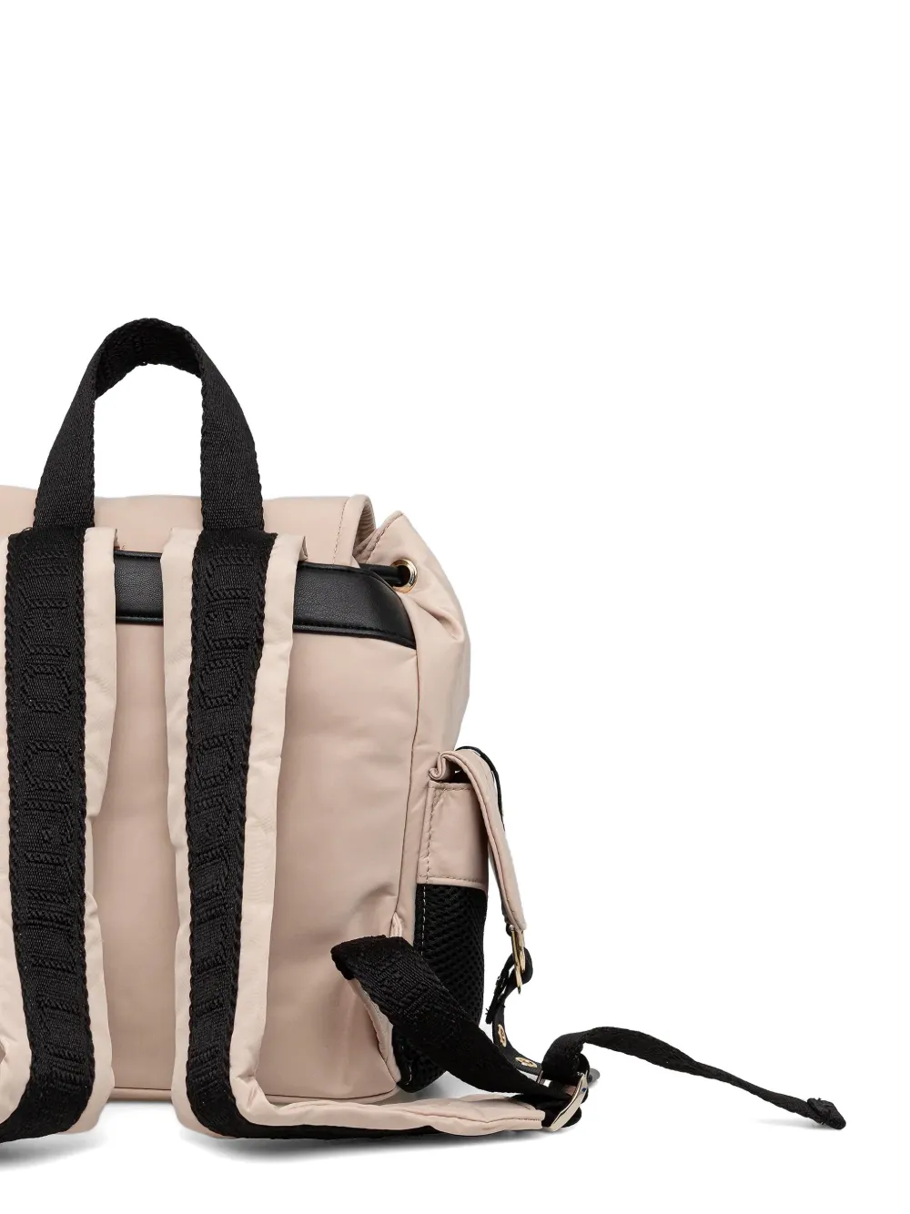  Liu Jo Flap Top Drawstring Backpack - Neutrals 