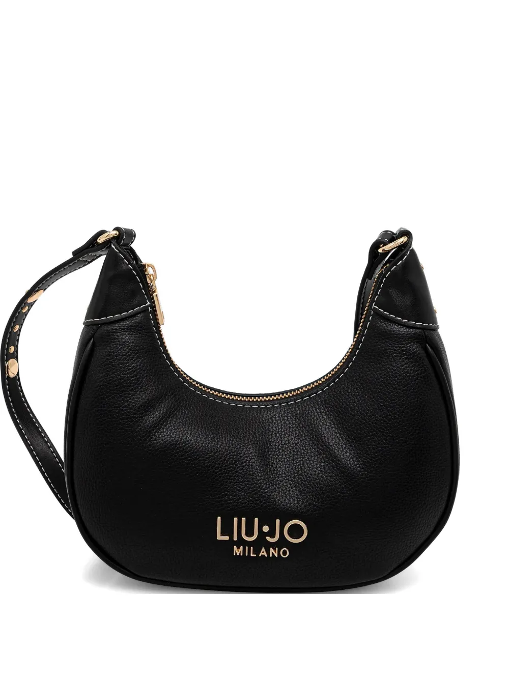 LIU JO Borsa a spalla con logo - Nero