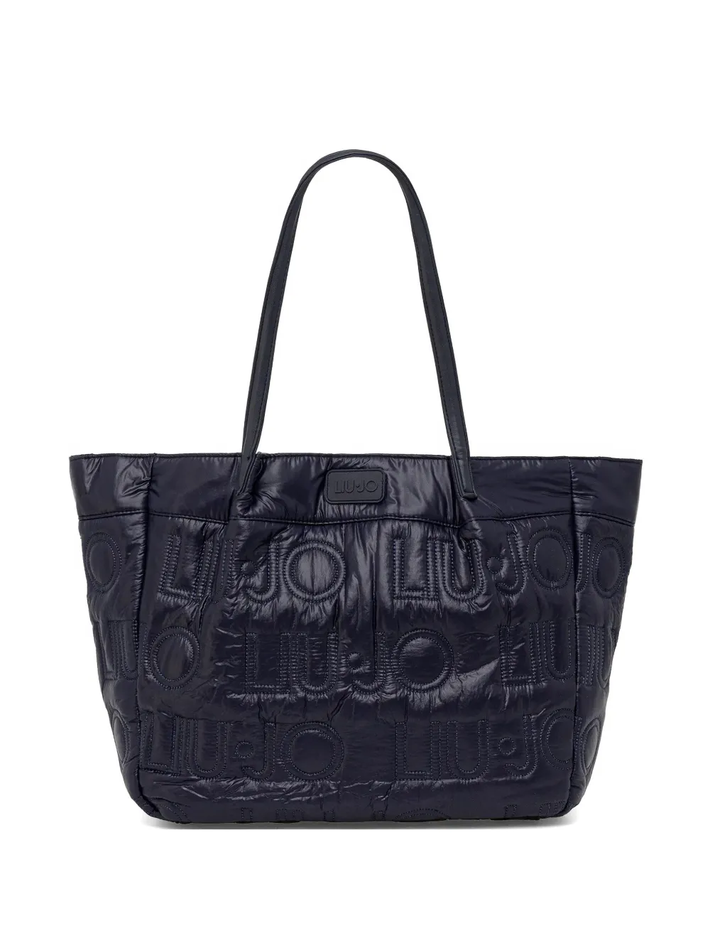 LIU JO embossed logo tote bag