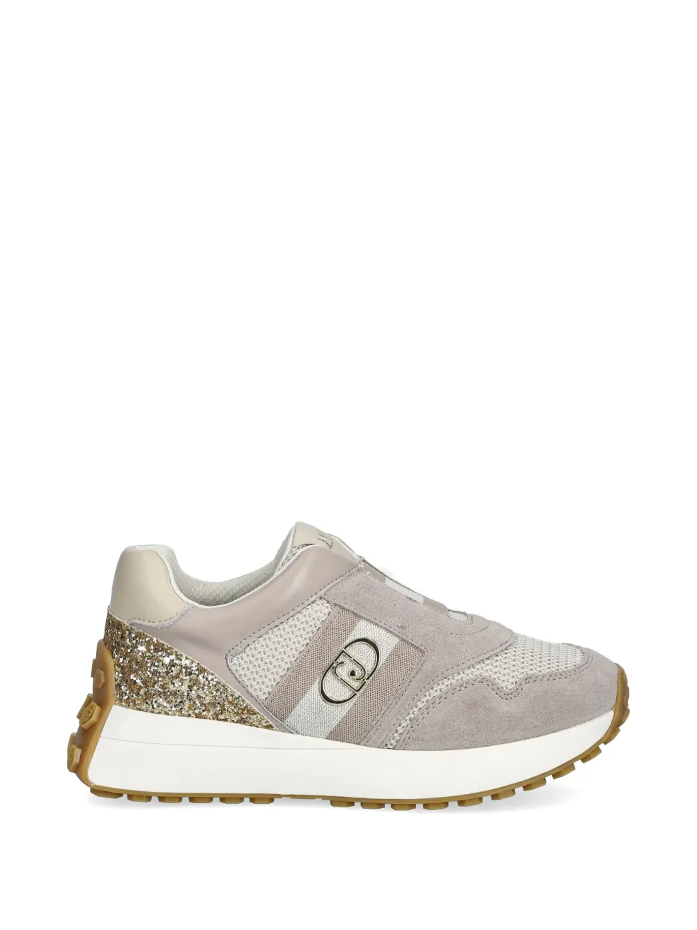 LIU JO glitter-embellished sneakers - Grigio