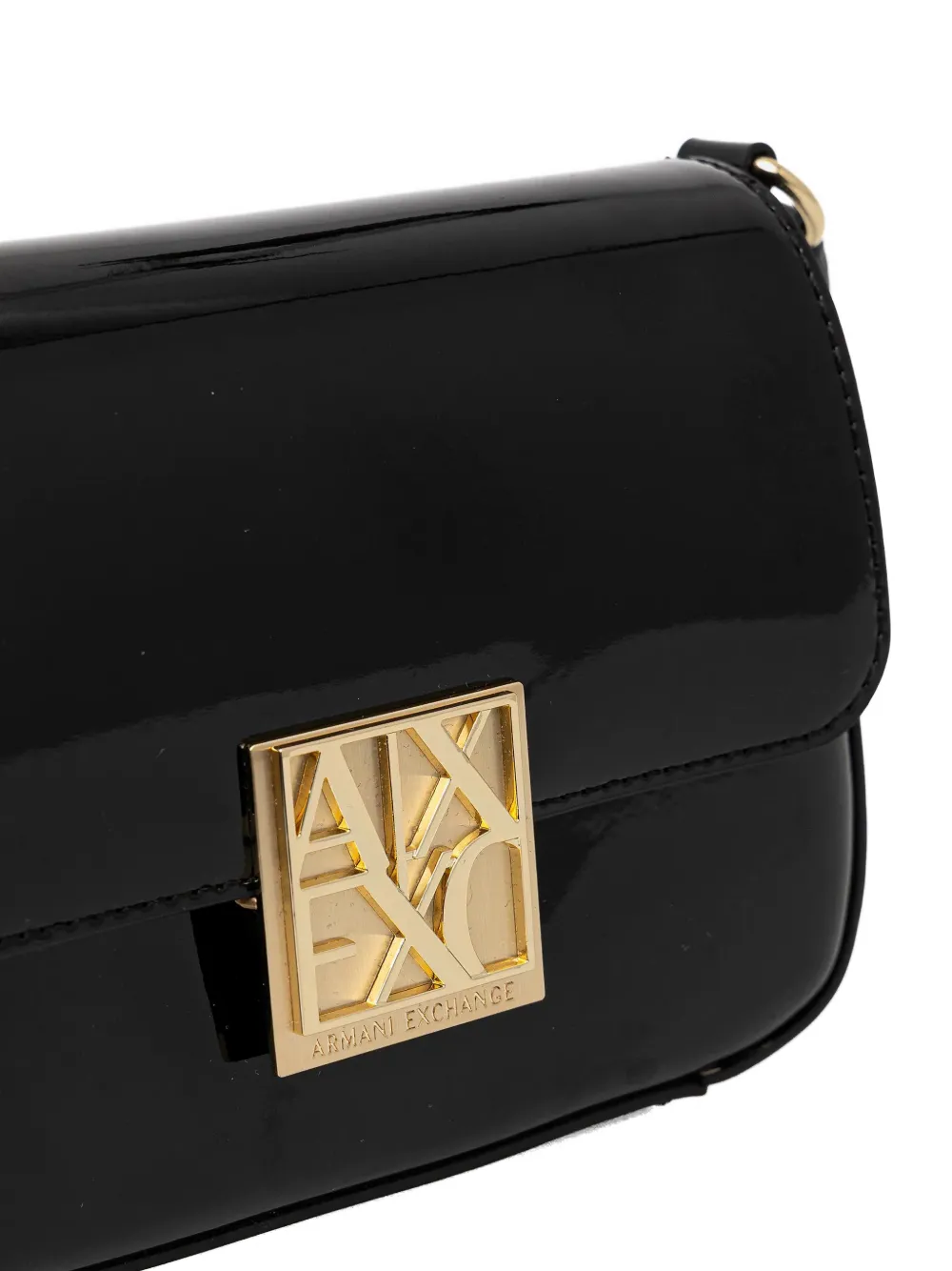  Armani Exchange Logo-plaque Cross-body Bag - Black 