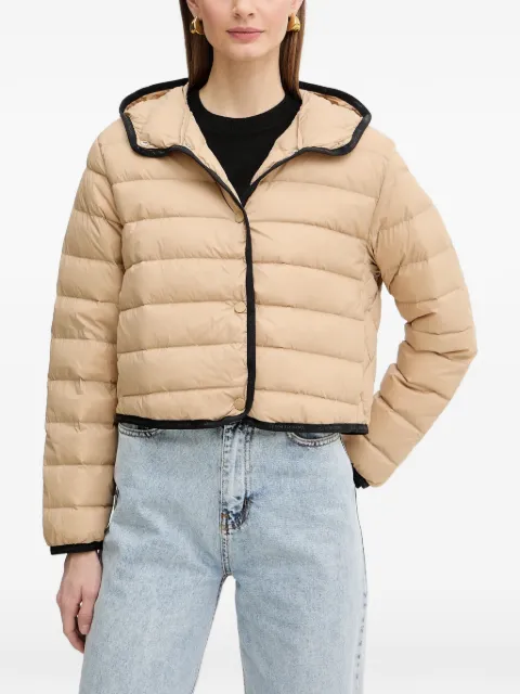 Armani Exchange hooded quilted jacket