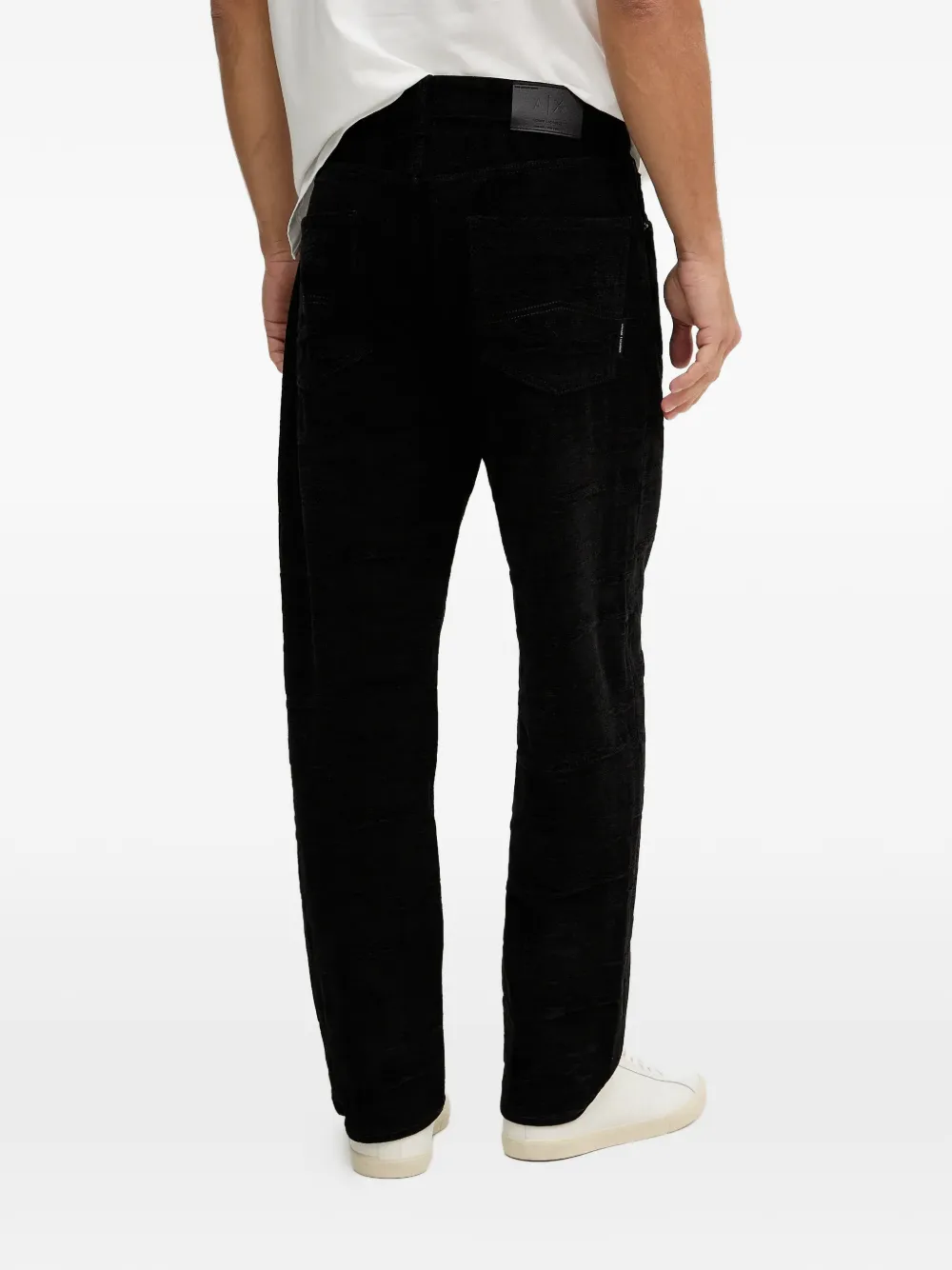 Armani Exchange Jeans met vijf zakken Zwart