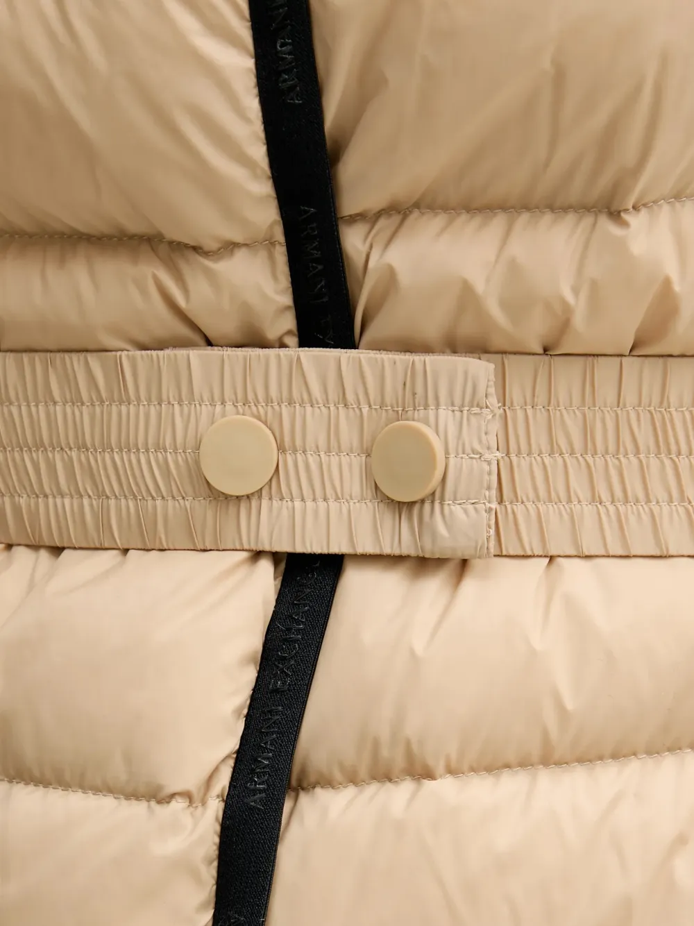 quilted belted jacket