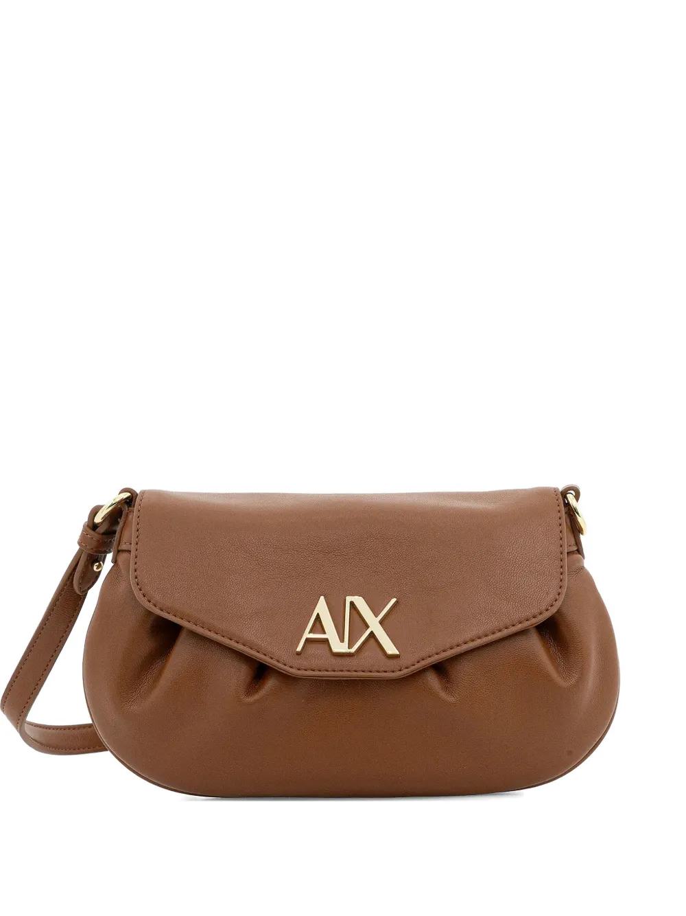 Armani Exchange logo-detail cross-body bag - Marrone