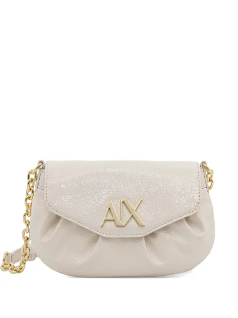 Armani Exchange mini textured cross-body bag