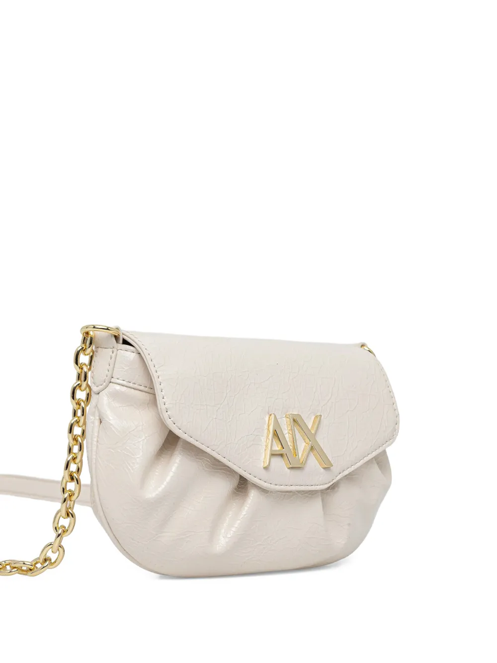  Armani Exchange Mini Textured Cross-body Bag - White 
