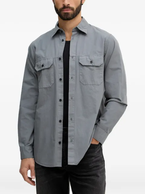 Armani Exchange ripstop flap-pocket shirt