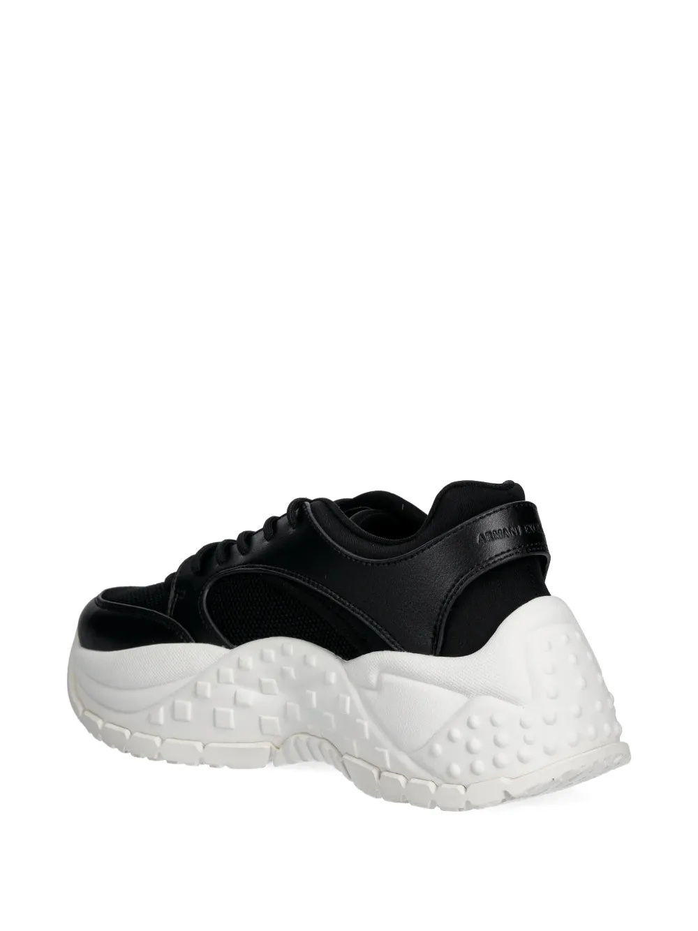 Armani Exchange Sneakers met vlakken Zwart