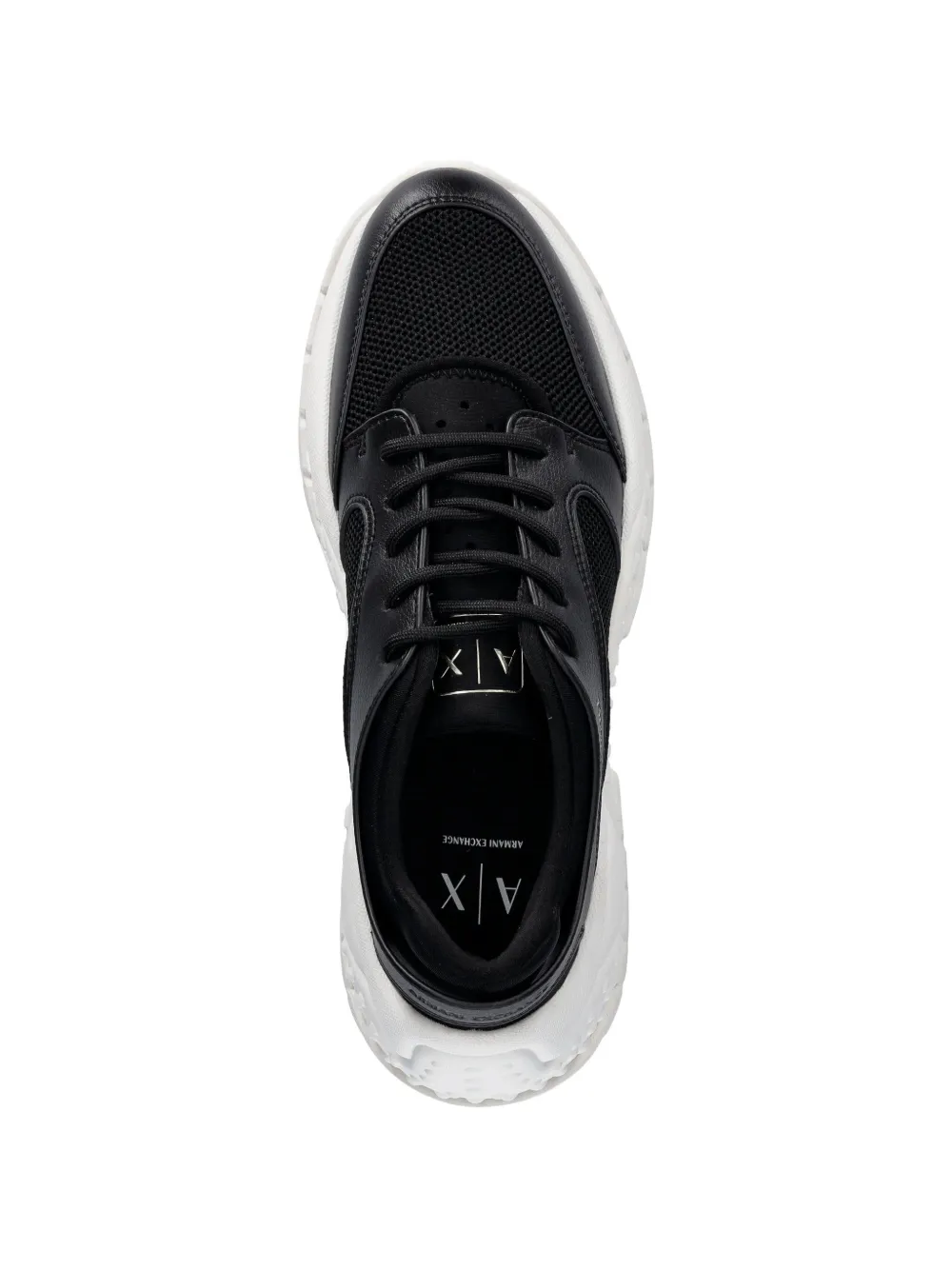 Armani Exchange Sneakers met vlakken Zwart