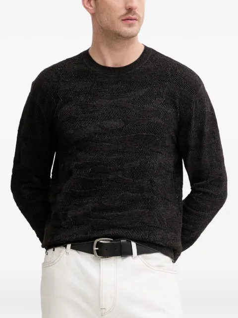 Armani Exchange textured knit sweater