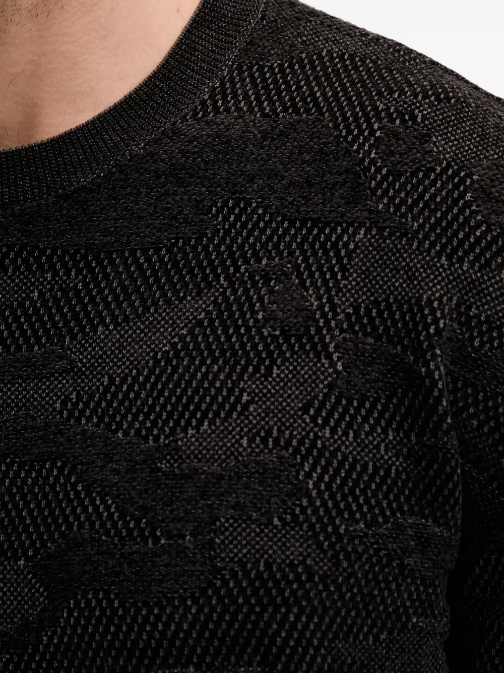 Armani Exchange Gebreide trui Zwart