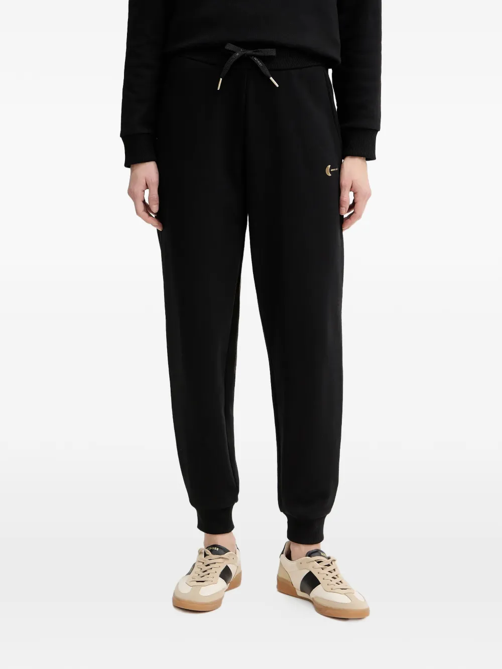 Armani Exchange logo drawstring-waist track pants - Nero