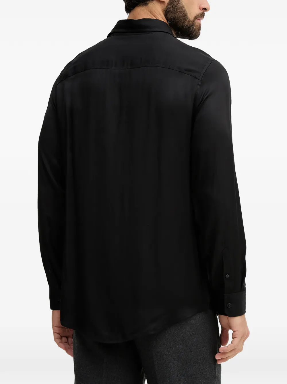 Armani Exchange Buttoned Shirt - Black 