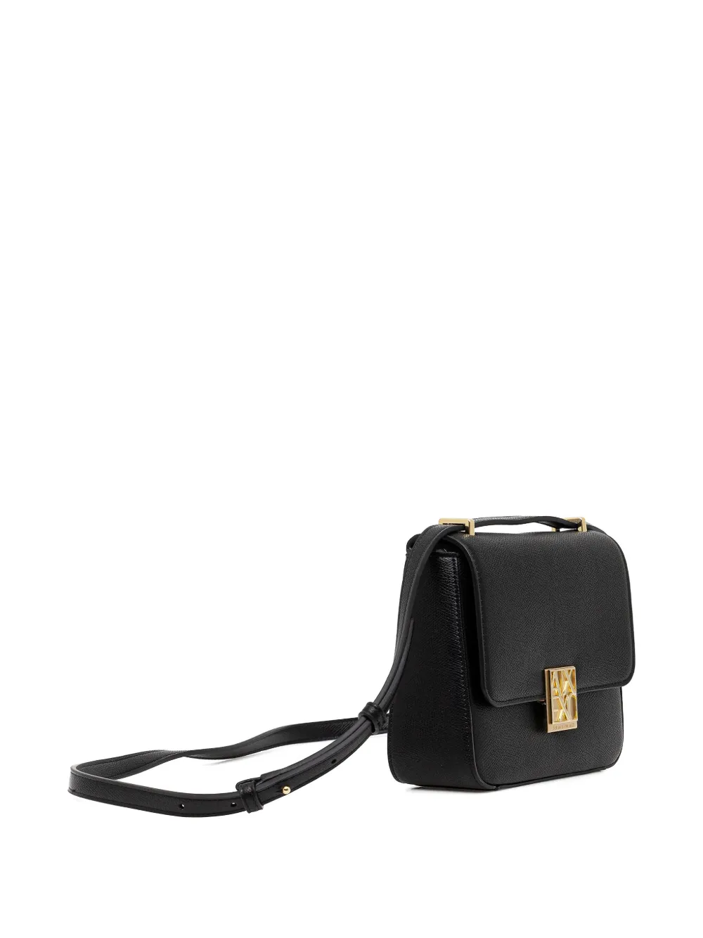 Armani Exchange Logo-plaque Cross-body Bag - Black 
