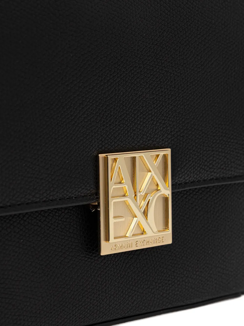 Armani Exchange Crossbodytas met logoplakkaat Zwart