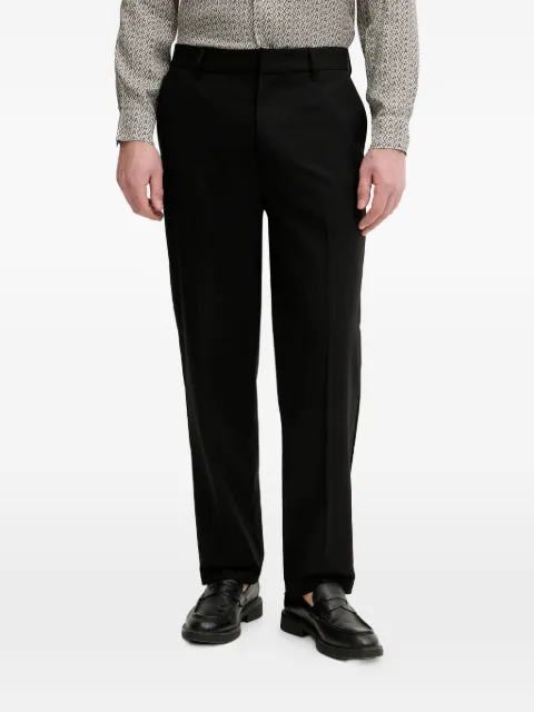 Armani Exchange logo-plaque trousers
