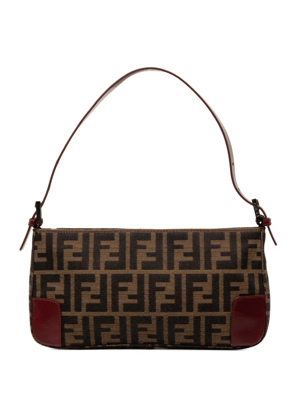 Fendi Pre-Owned Borsa a spalla Pochette in tela con motivo Zucca 2000 - Marrone