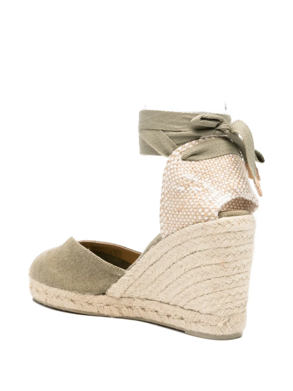 Castañer Chiara tie ankle espadrilles Groen