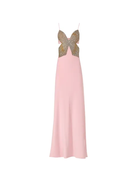 Costarellos Azmira Schmetterling-Abendkleid mit Cut-Out