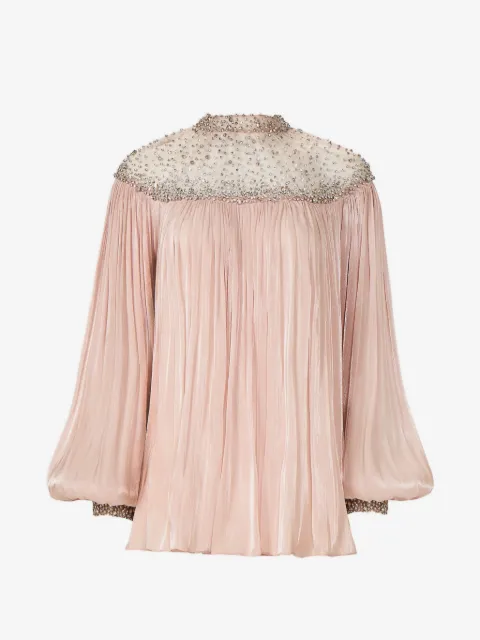 Costarellos blusa Timea con detalles de cristal