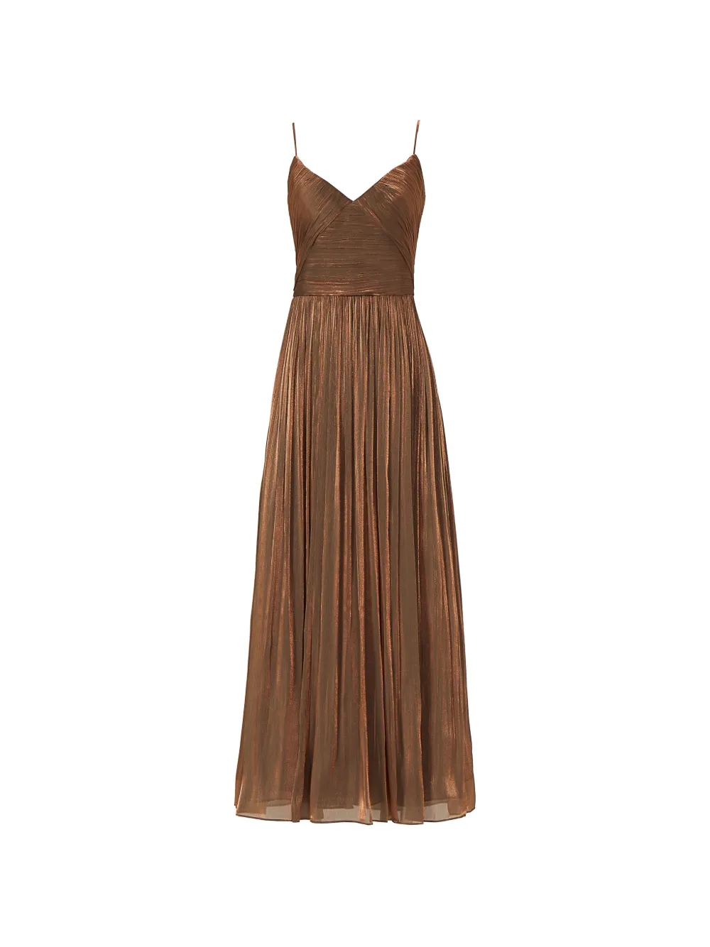 Costarellos Abito lungo con spalline Fayla - Marrone