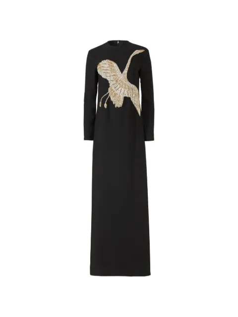 Costarellos Nadine beaded-applique maxi dress