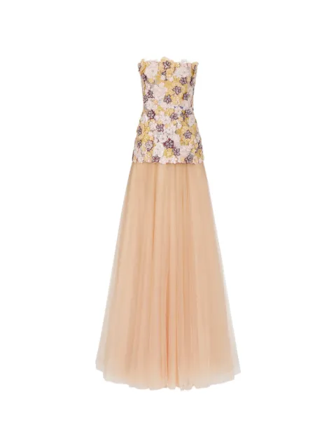 Costarellos vestido largo Thia