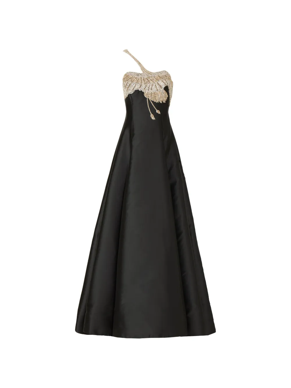 Costarellos Abito da sera Venezia con applicazione - Nero