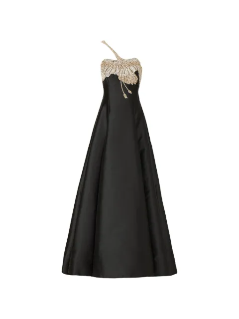 Costarellos Venezia crystal-appliqué gown