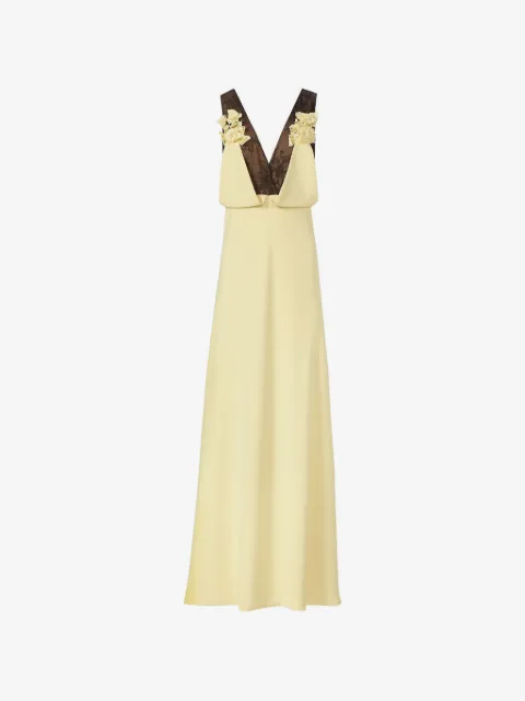 Costarellos  Janessa lace floral-appliqué gown