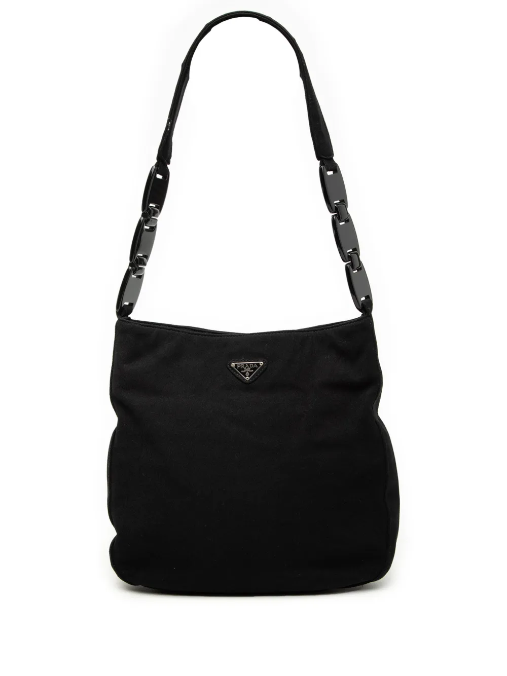 Prada Pre-Owned 2000-2013 Cotton shoulder bag - Nero