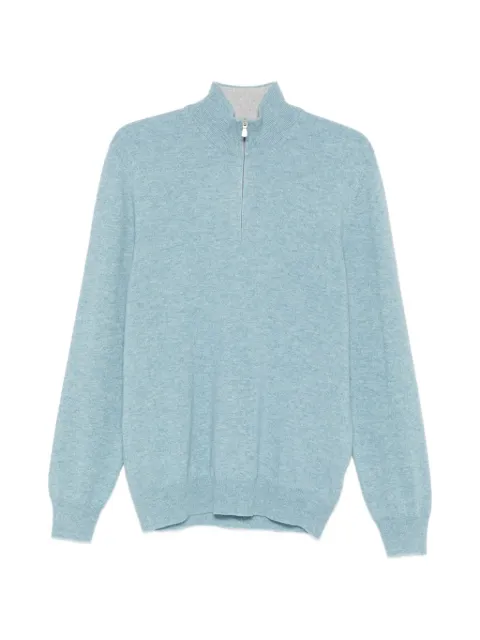 Gran Sasso zip-fastening long-sleeve sweater