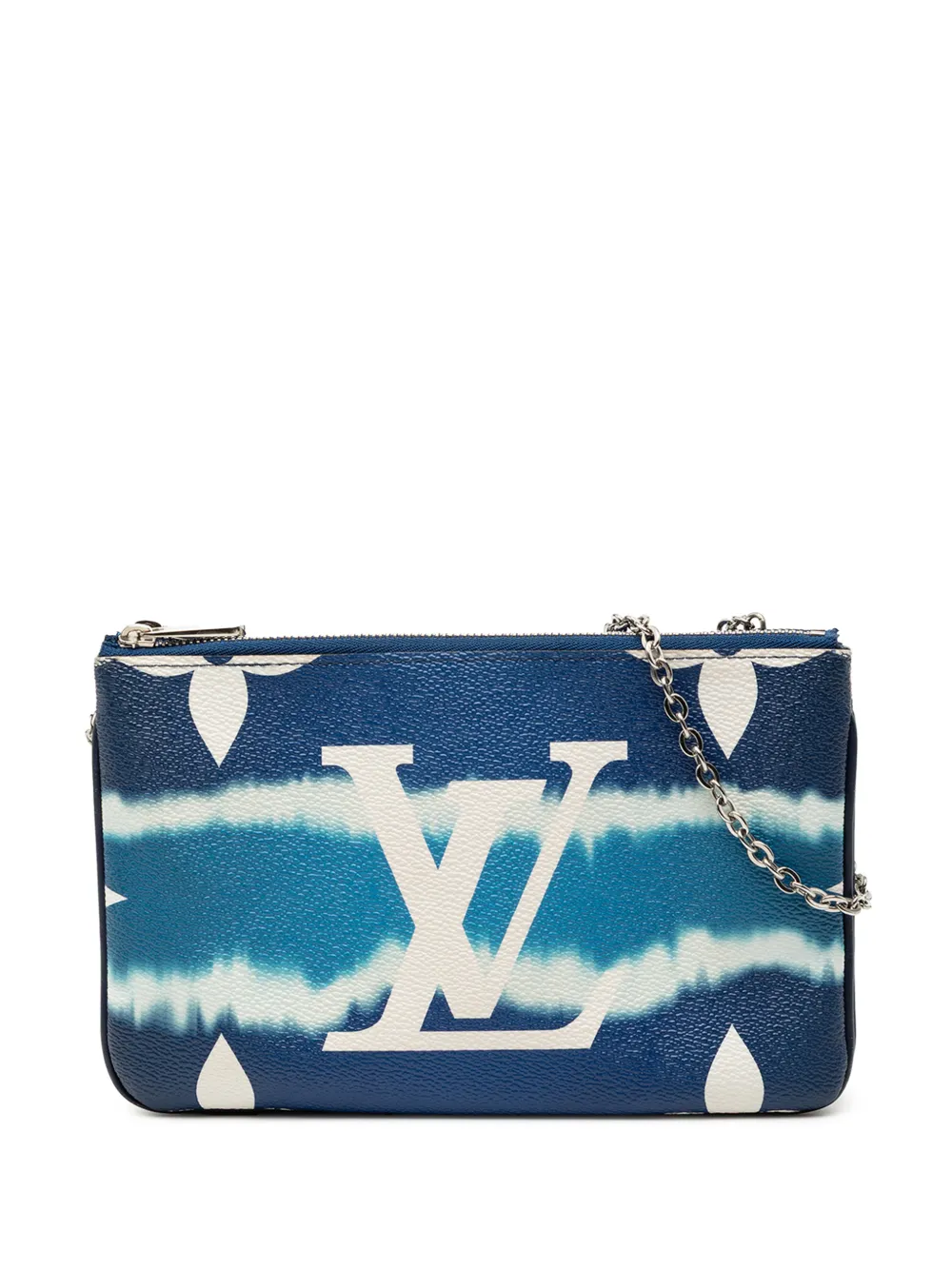 Louis Vuitton Pre-Owned 2020 Monogram Escale Double Zip Pochette crossbody bag - Blu