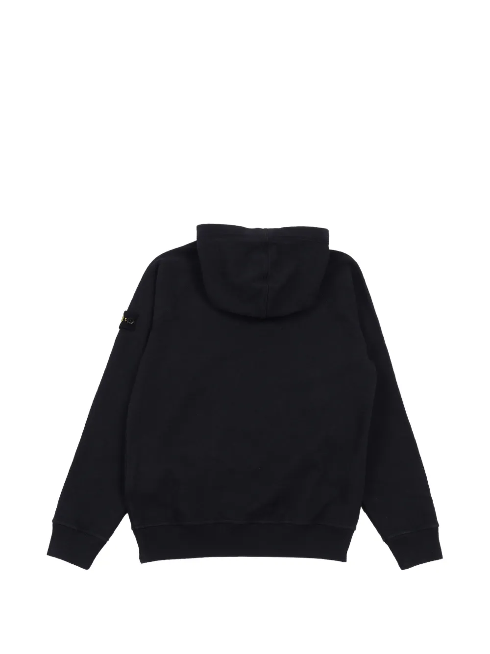 Stone Island Junior Hoodie met logopatch Blauw