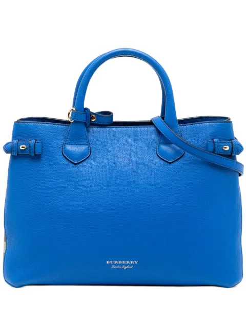 Burberry Pre-Owned rutig axelremsväska från 2000-2017