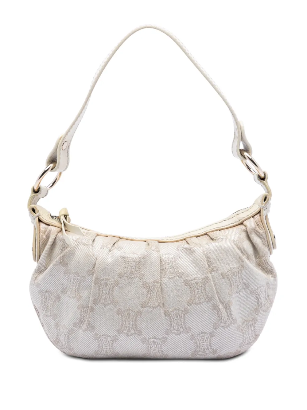 Celine Pre-Owned Borsa a spalla Macadam in tela 2000-2026 - Oro