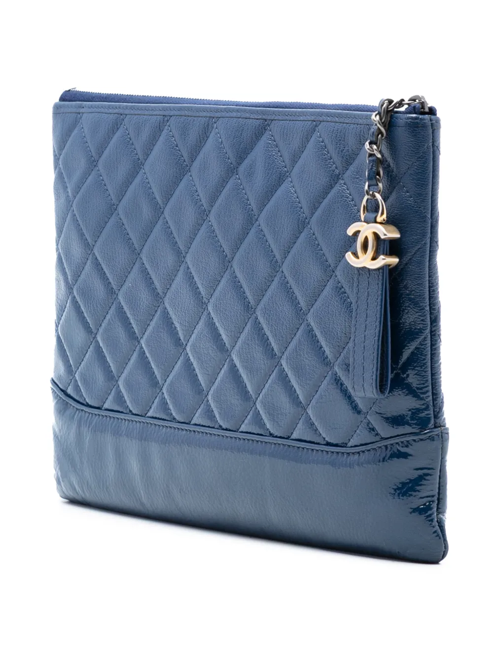2018 Medium Aged Calfskin Gabrielle O Case Clutch Bag